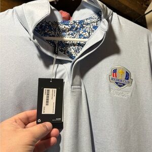 Ryder Cup 2025 UA Light Blue Polo Shirt